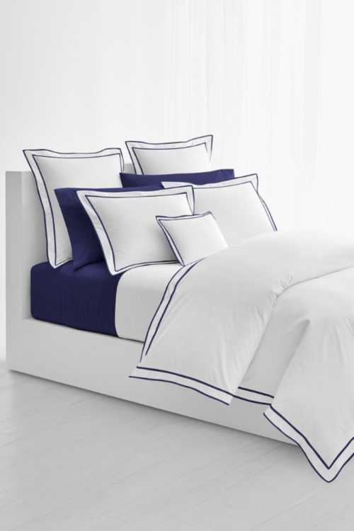 White Sateen Border Bedsheet